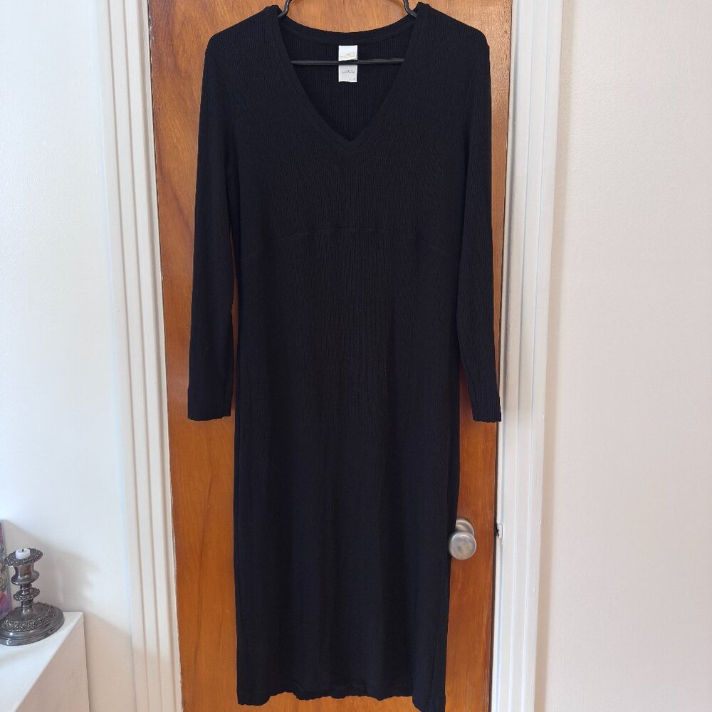 Lolë Long Sleeve Midi Dress (L)